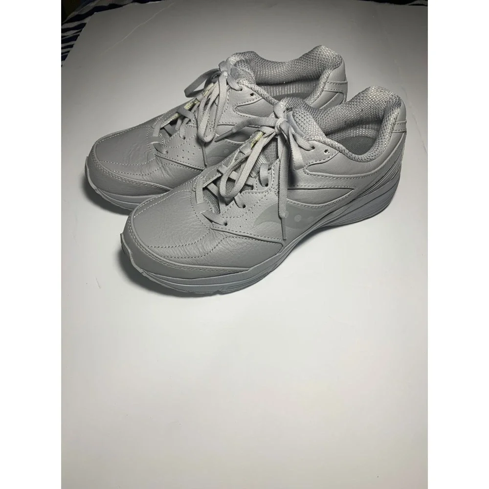 Saucony Integrity Walker 3 Sneakers Womens 9.5 W Gray Lace Up Shoes S50205-3